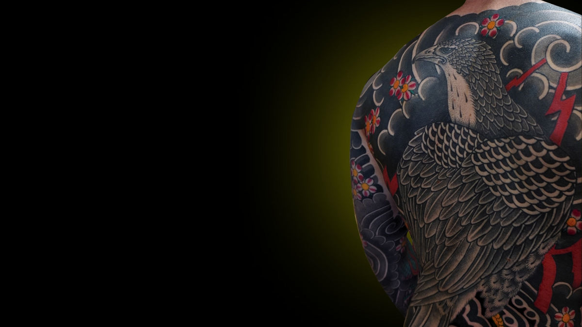 Traditional Japanese tattoo work by Gareth Sones