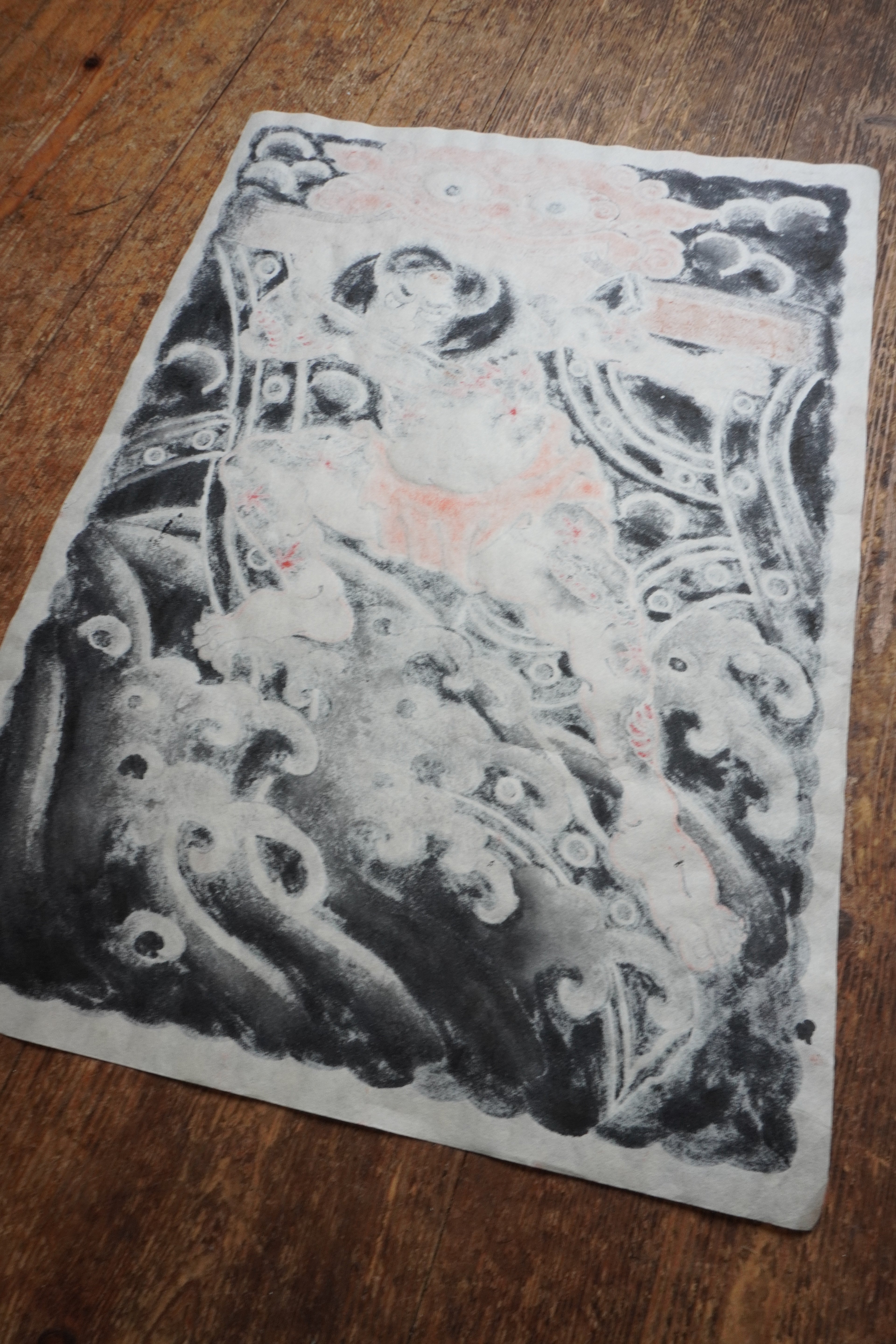 Original Chojun Painting – Traditional Art on Kozo Paper