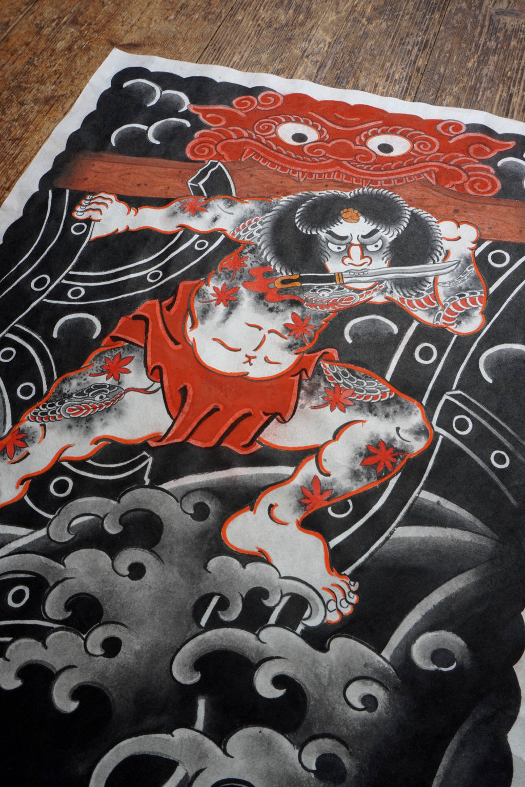 Original Chojun Painting – Traditional Art on Kozo Paper