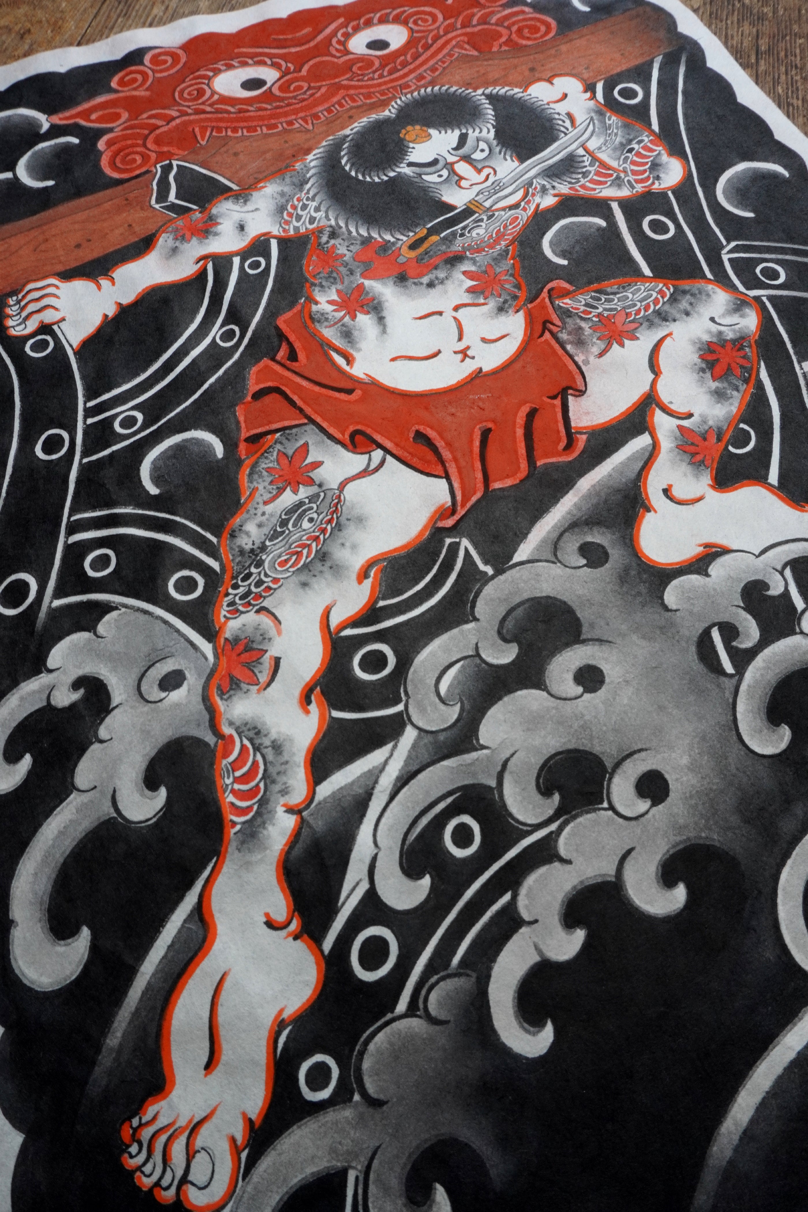 Original Chojun Painting – Traditional Art on Kozo Paper