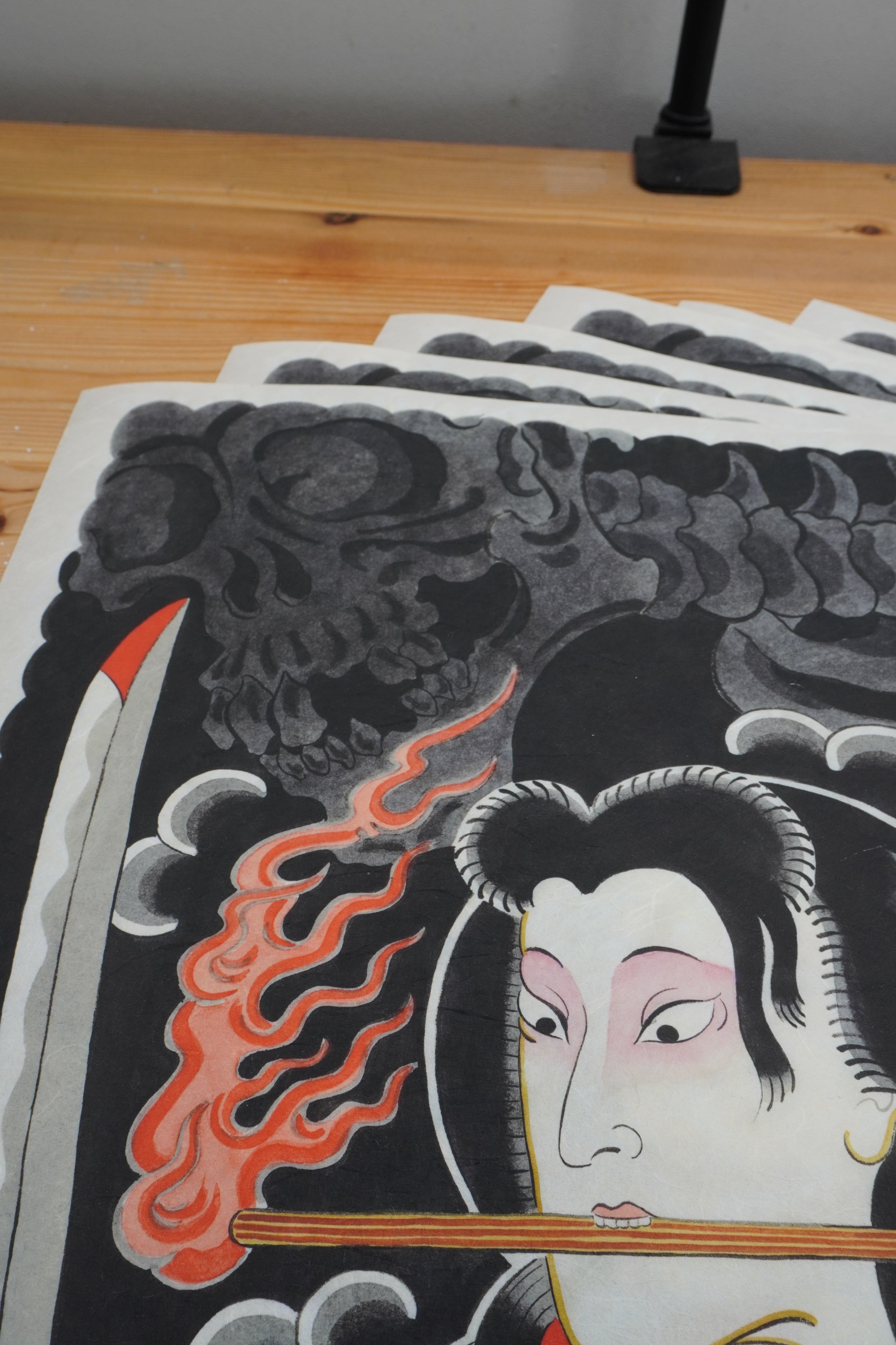 Takiyasha Hime and Gashadokuro Print